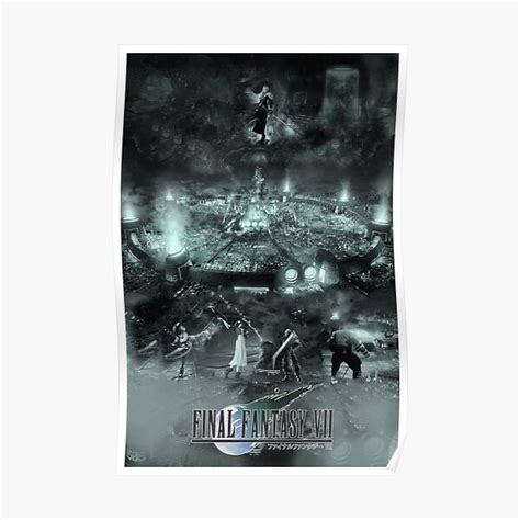 Final Fantasy Vii Poster For Sale By Badmanners Redbubble