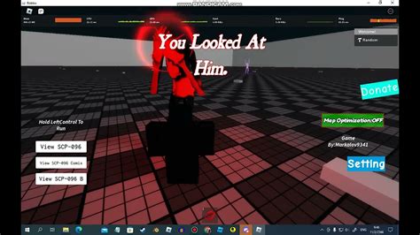 Robloxscp Demonstration 2 Fixed Scp 096comixb Trigger Youtube