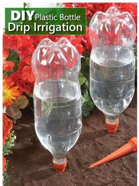 Diy Plastic Bottle Slow Irrigation Self Waters Your Garden Saving