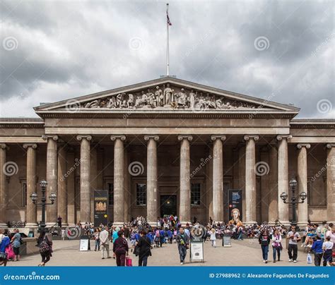 British Museum Londra Inghilterra Fotografia Editoriale Immagine Di