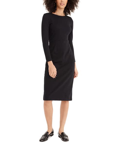 Jcrew Sheath Dress Womens Black 2 Ebay