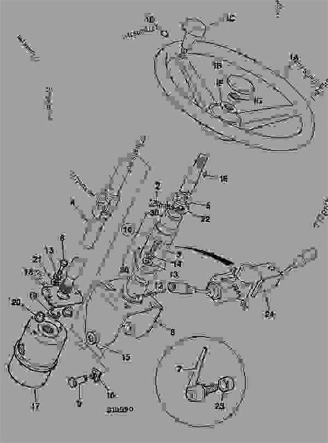 Steering Column Construction Jcb 532 Sway Loadall 98027860