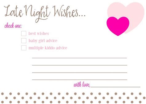 Looking for a fun baby shower game? Free Printable Baby Shower Advice & Best Wishes Cards - Fantabulosity