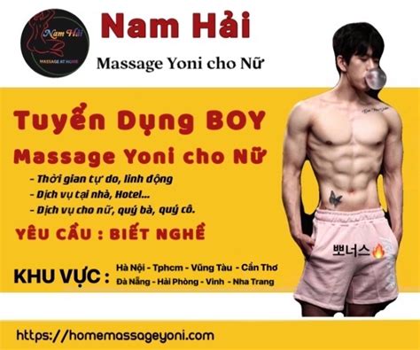 Massage Nam Hải TuyỂn DỤng Nam Massage Yoni Cho NỮ 🌏🌏