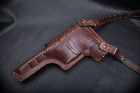 Mauser M712 C96 Custom Made Leather Holster Vintage Look Etsy