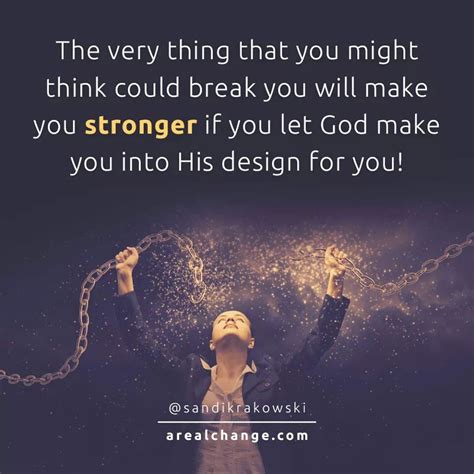 Stronger Inspirational Quotes God Made You Let God