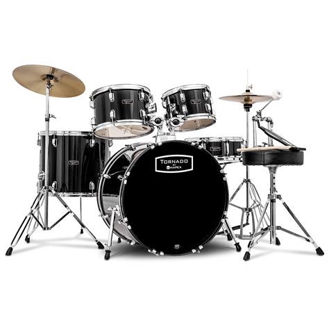 Mapex Tornado 20 Dark Black Drum Set Drum Kit