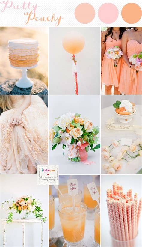 Peach Wedding Inspirationpeach Wedding Colour Schemes