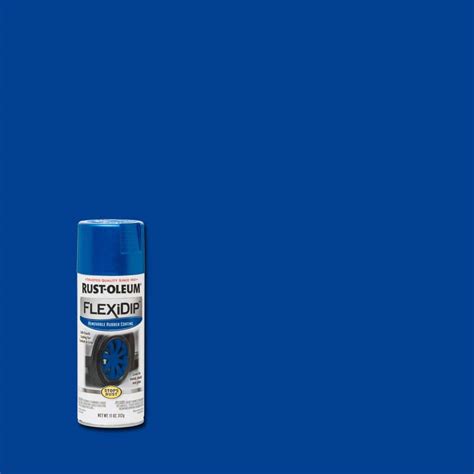 Rust Oleum Flexidip 11 Oz Cobalt Blue Spray Paint 283181 The Home Depot