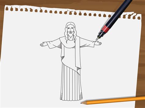 How To Draw Jesus Steps With Pictures Wikihow