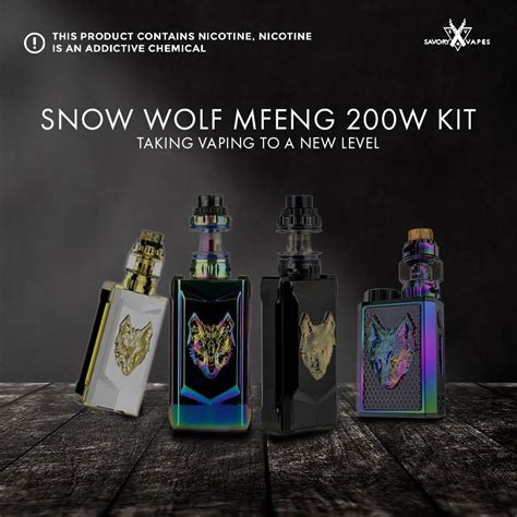 Snow Wolf Mfeng Snow Wolf Box Mods Vape Mods