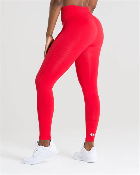 red seamless leggings for women women s best