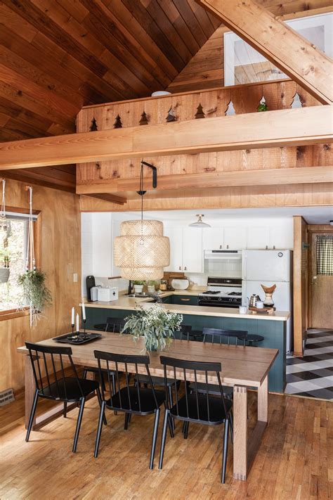 Cabin Kitchen Reveal Small Cabin Interiors Small Cabin Kitchens