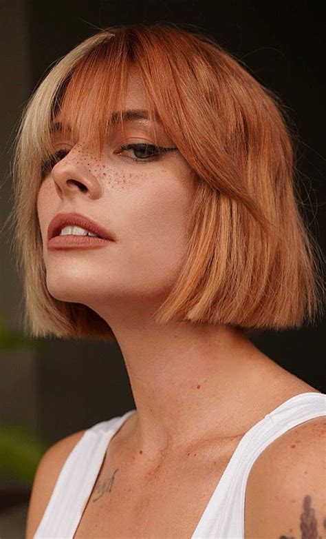 25 Cute Haircuts With Trendy Hair Color Ideas Split Blonde And Copper