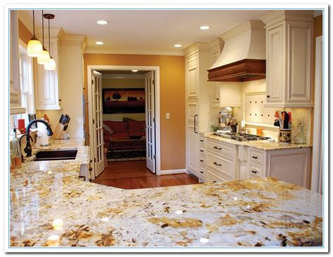 Moon white granite has many appeals, including its price of just $45 to $49 per square foot installed. Some Great Ideas For White Cabinets With Granite ...