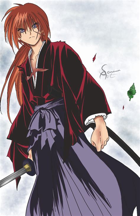 Kenshin Himura By Serinuart On Deviantart