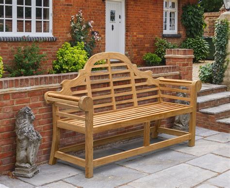 Lutyens Style Teak Bench 165m