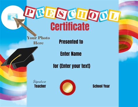 Free Preschool Certificates Printables