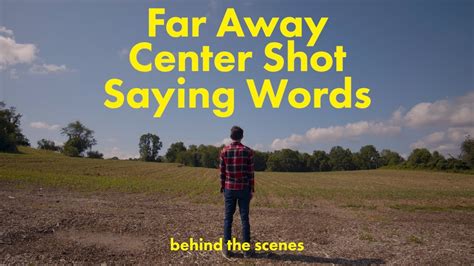 The speakers should be at least three to five feet away so that the sound frequencies would not be cramped up on a tight angle. Behind the Scenes of FAR AWAY CENTER SHOT SAYING WORDS ...