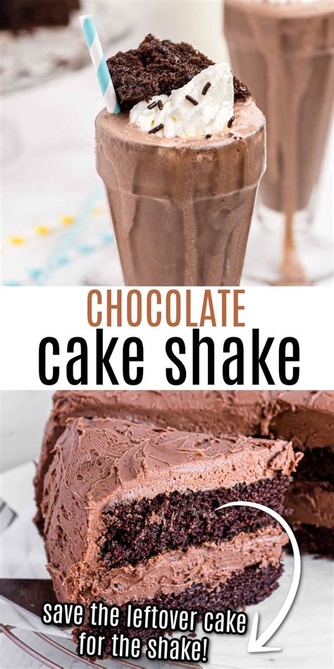 Chocolate Cake Shake Recipe Shugary Sweets