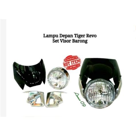 Jual Visor Barong Kupingan Lampu Tirev Tiger Revo Model Original