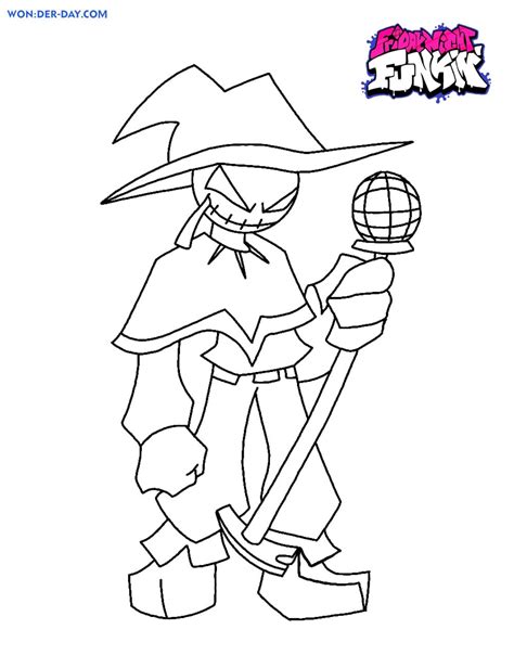 Coloring Pages Pictures Of Friday Night Funkin / 15 Free Friday Night