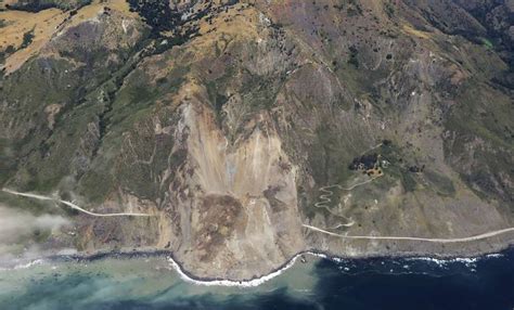 Huge Landslide Buries Californias Iconic Coastal Highway 1 Under A 40
