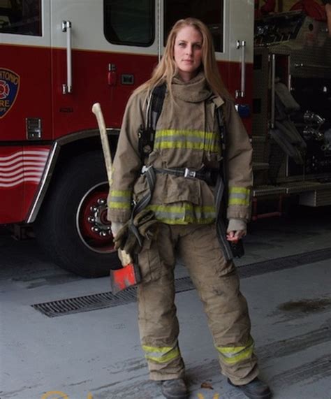 Female Firefighter Girl Firefighter Firewomen
