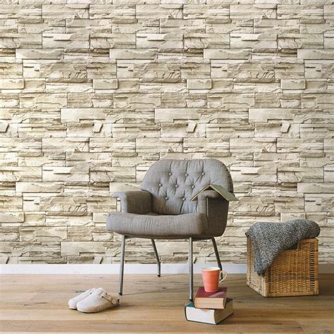 Stone Peel And Stick Wallpaper Faux Brick Vinyl Self Adhesive 3d