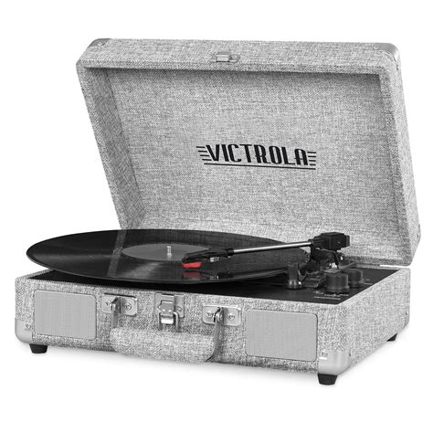 Victrola Bluetooth Suitcase Record Player With 3 Speed Turntable