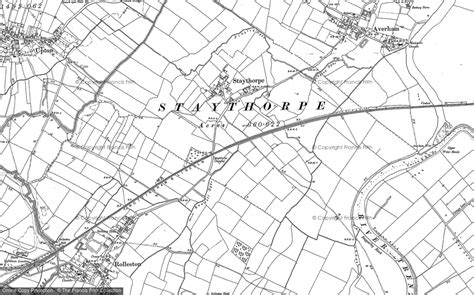 Old Maps Of Staythorpe Nottinghamshire Francis Frith