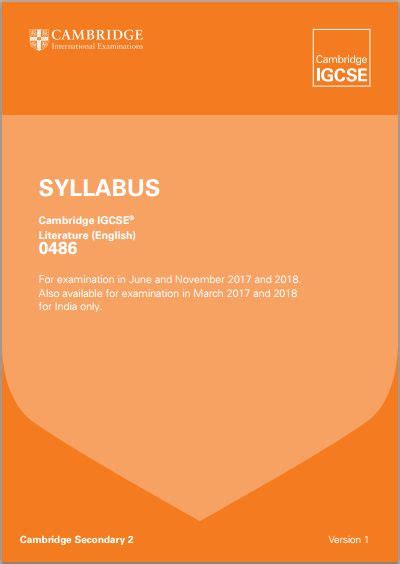 Literary devices, narrative techniques, setting, characterisation, structure, themes/issues/concerns, readers response, language and hi, i give tuition for literature in english spm & stpm and am based in usj, subang jaya. CIE English Literature IGCSE (0486) Specification. Exam ...
