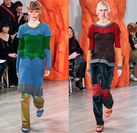 Kostadinov's technique runs in two directions: Kiko Kostadinov 2019-2020 Fall Winter Womens Runway ...