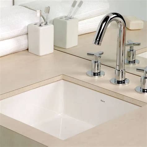 Cuba De Embutir Quadrada Branca 41cm L701 Deca Padovani Sink Bathroom Ideas Home Decor