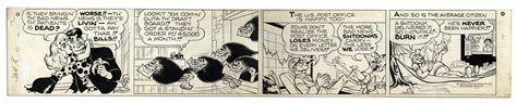 Lot Detail Lil Abner Strip From January 1967 Featuring Lil