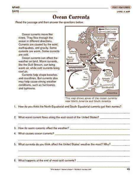 The Mailbox 6th Grade Science Earth Science Lessons Ocean Lesson Plans