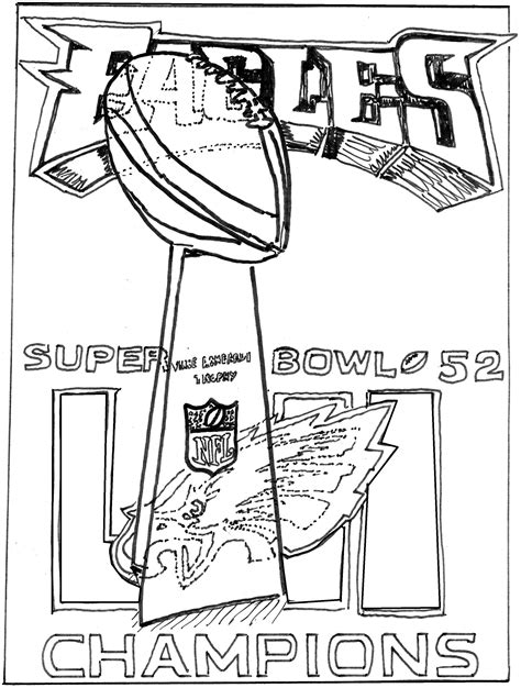 Philadelphia Eagles Coloring Book Coloring Pages