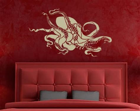 Octopus Stencil For Walls Octopus No 2 Large Reusable