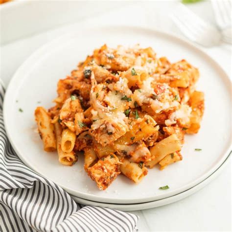 Baked Ziti With Chicken Eating On A Dime