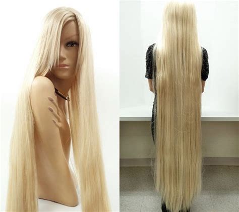 Super Long Inch Blonde Rapunzel Style Wig Lady Godiva Wig Floor Length Extra Long Hair