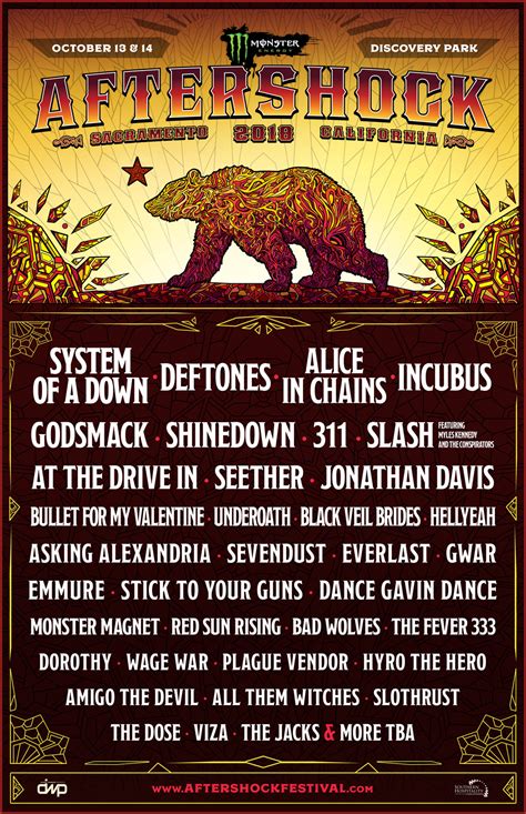 The best place on the internet to find nascar tickets! Monster Energy Aftershock Festival Announces 2018 Lineup ...