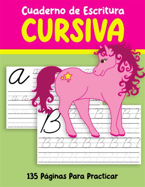 Buy Cuaderno De Escritura Cursiva 135 Páginas Para Practicar