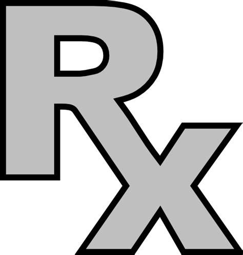 Rx Symbol Clip Art at Clker.com - vector clip art online, royalty free png image