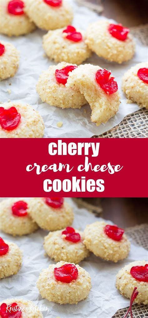 · cream the butter and cream cheese together. Soft, melt in your mouth cherry cream cheese cookies ...