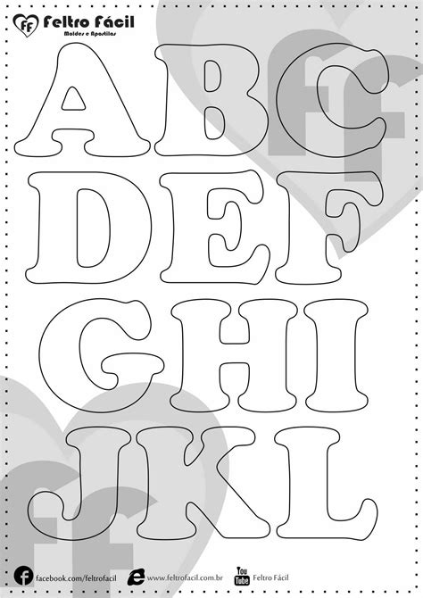 Moldes De Letras Para Imprimir El Alfabeto Completo Molde Alfabeto A