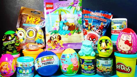 18 Surprises Disney Pixar Mashems Squishy Surprise Eggs And Blind Bags