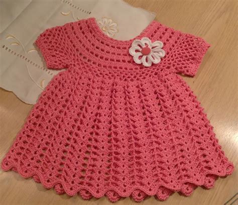 Peaches And Cream Dress Crochet Pattern Crochet Baby Dress Pattern