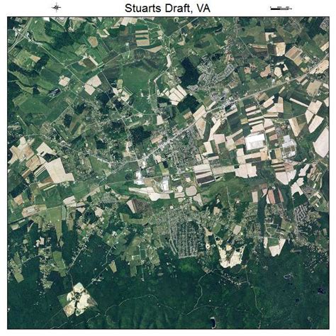 Aerial Photography Map Of Stuarts Draft Va Virginia