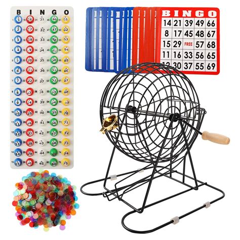 Gse Games And Sports Expert Deluxe Bingo Game Set With Black Bingo Cage