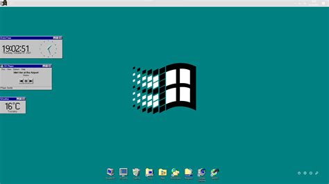 Hey Guys I Made A Windows 95 Style Desktop On W10 It Also Have A Cool
